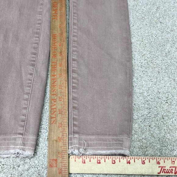 Abercrombie & Fitch Jeans Harper Super Skinny Pink Pockets Women’s Size 2 - Picture 4 of 12